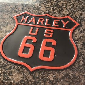 Harley-Davidson metal sign